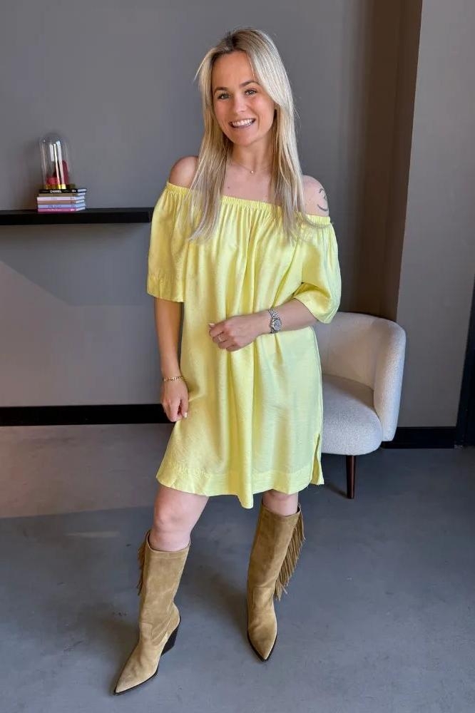 SONIA OFFSH DRESS 10847 YELLOW